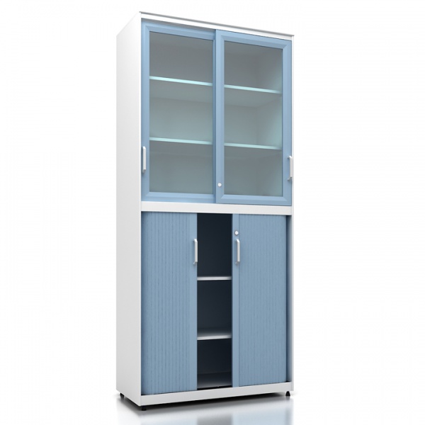 上(shàng)玻璃移門(mén)下(xià)捲門(mén)櫃